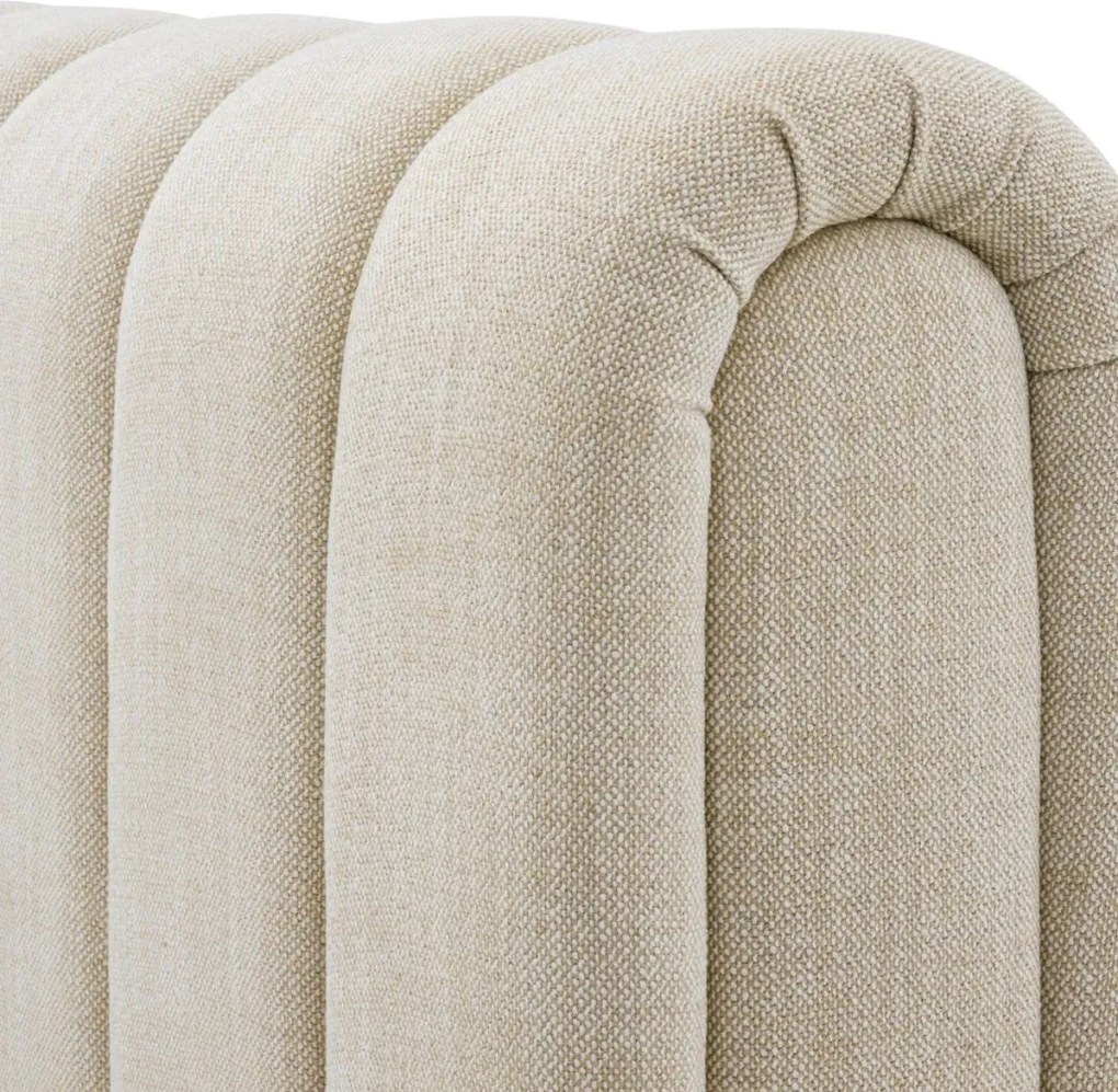 Pat dublu tapitat design elegant LUX Kayden, Albury bej