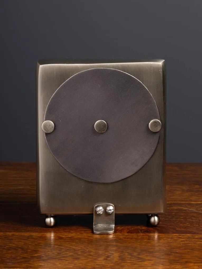 Ceas de masa, din aluminiu, Rectangular