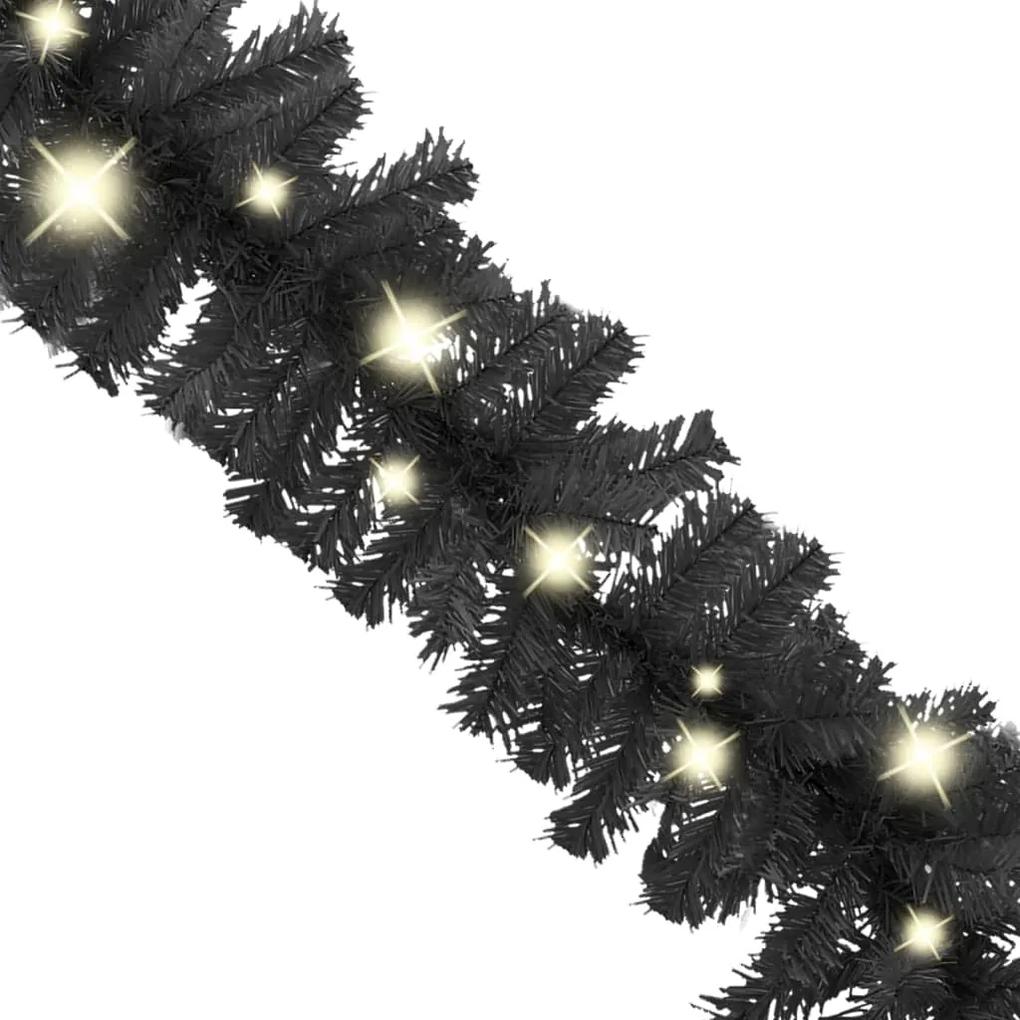 Ghirlanda de Craciun cu lumini LED, negru, 10 m 1, Negru, 10 m