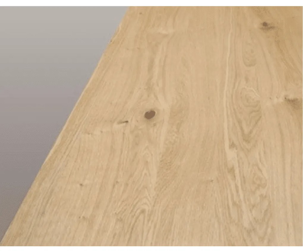 MASA INDUSTRY - BLAT FIX LEMN CU PICIOR METALIC - 250 cm / 100 cm / h 77 cm - NEGRU