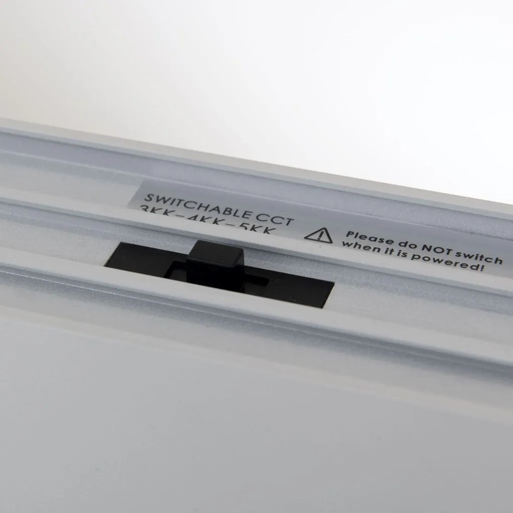 Lustra liniara aplicata/ suspendata LED CCT PALKKI 113cm, argintiu