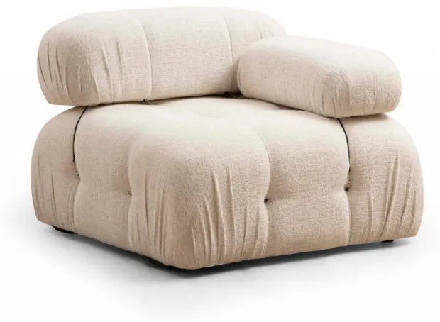 Fotoliu Modular Bubble R1, Crem