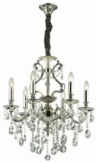Lustra clasica cristal 6 becuri E14 GIOCONDA 044927 IDEAL LUX