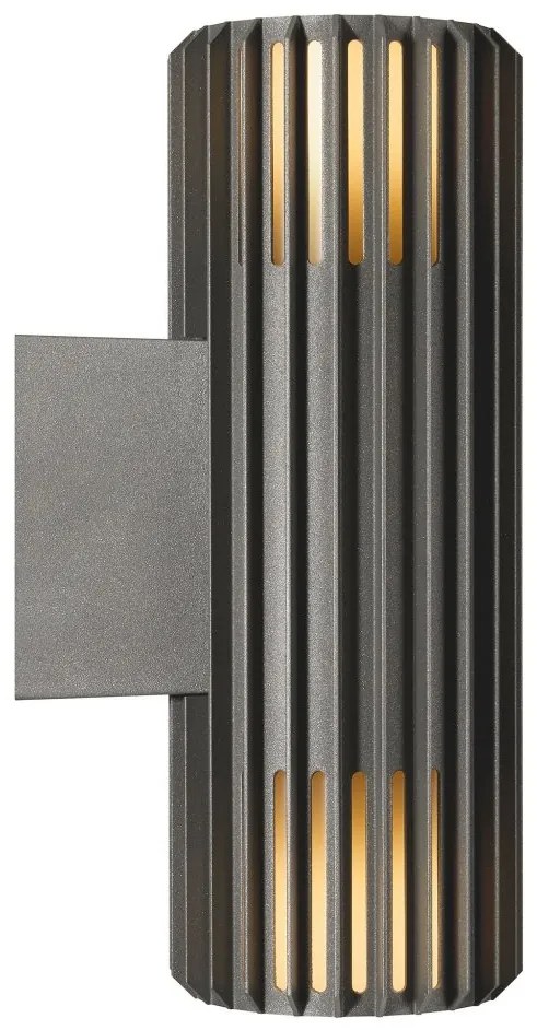 Aplica de perete exterior design nordic IP54 Aludra seaside antracit