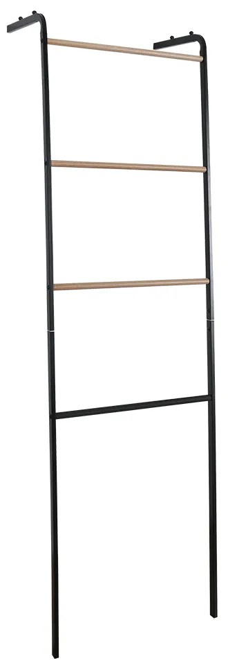 Cuier tip scară BUBY, metal, negru