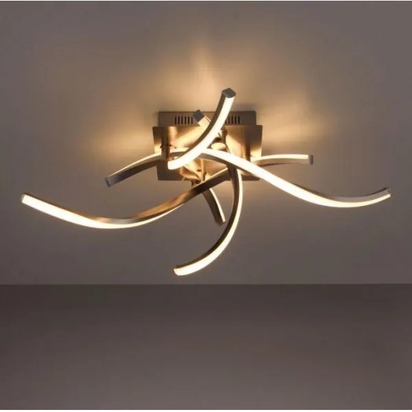 Lustră LED RGB dimabilă SWING LED/24,4W/230V Leuchten Direkt 11995-55 + telecomandă