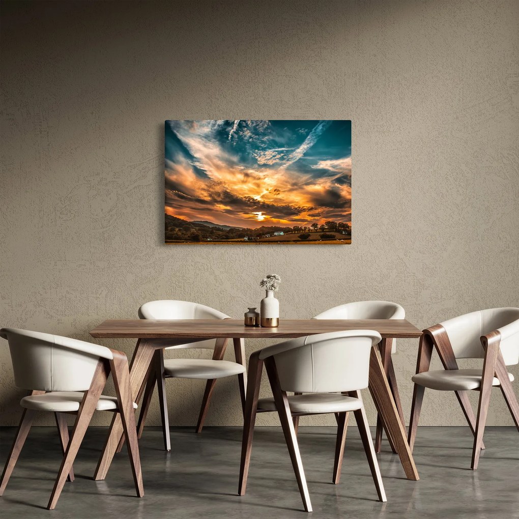 Tablou cu nori (90x60 cm)