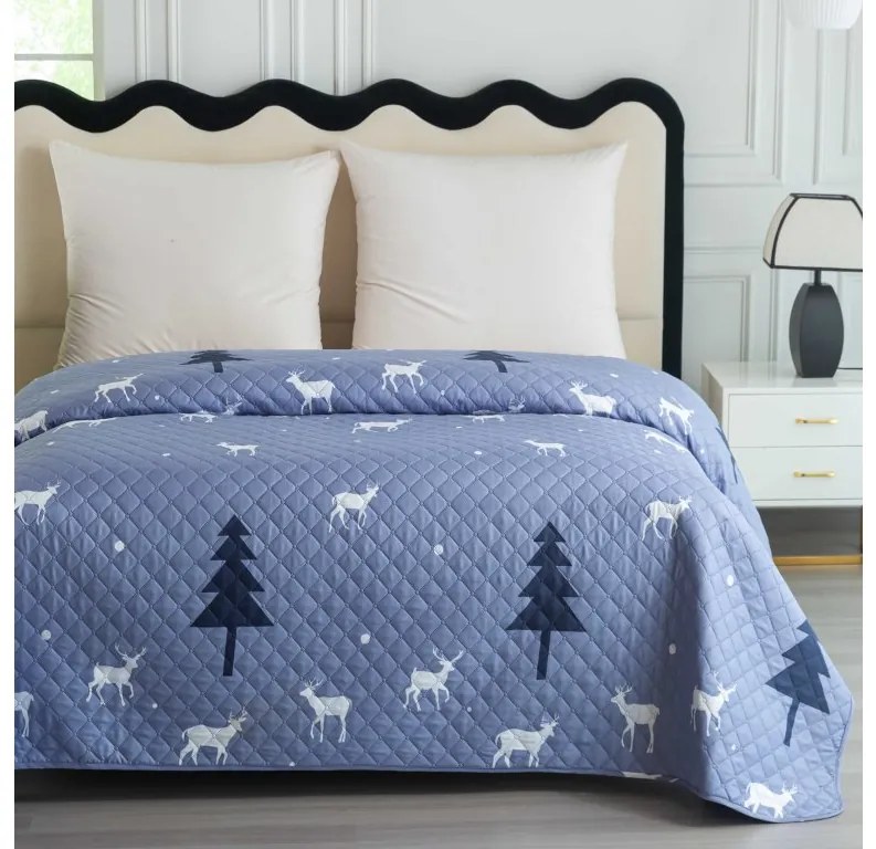 Set cadou pentru dormitor DEER AND TREE, gri