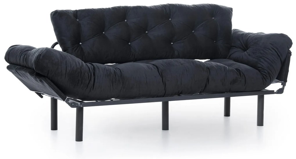 Canapea trei locuri Nitty (negru). 1072236