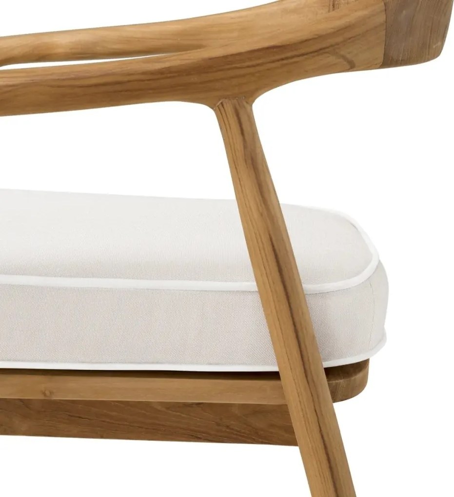 Scaun elegant design LUX Beale natur/ off-white