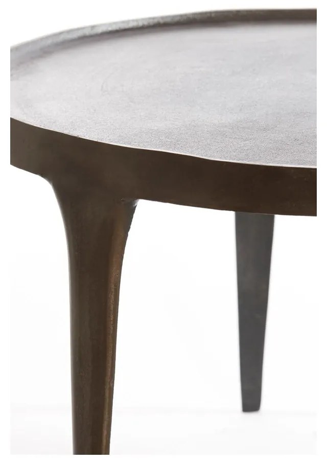 Măsuțe de cafea maro 2 buc. rotunde ø 75 cm Tobias – Light &amp; Living