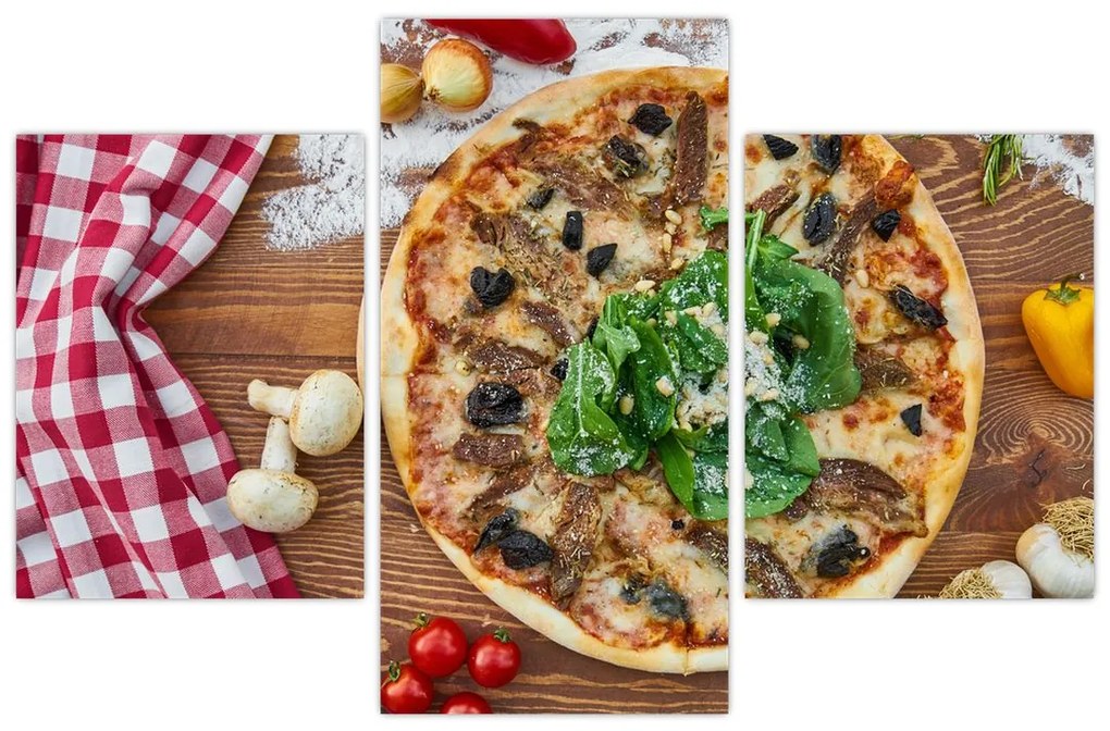 Tablou cu pizza (90x60 cm)
