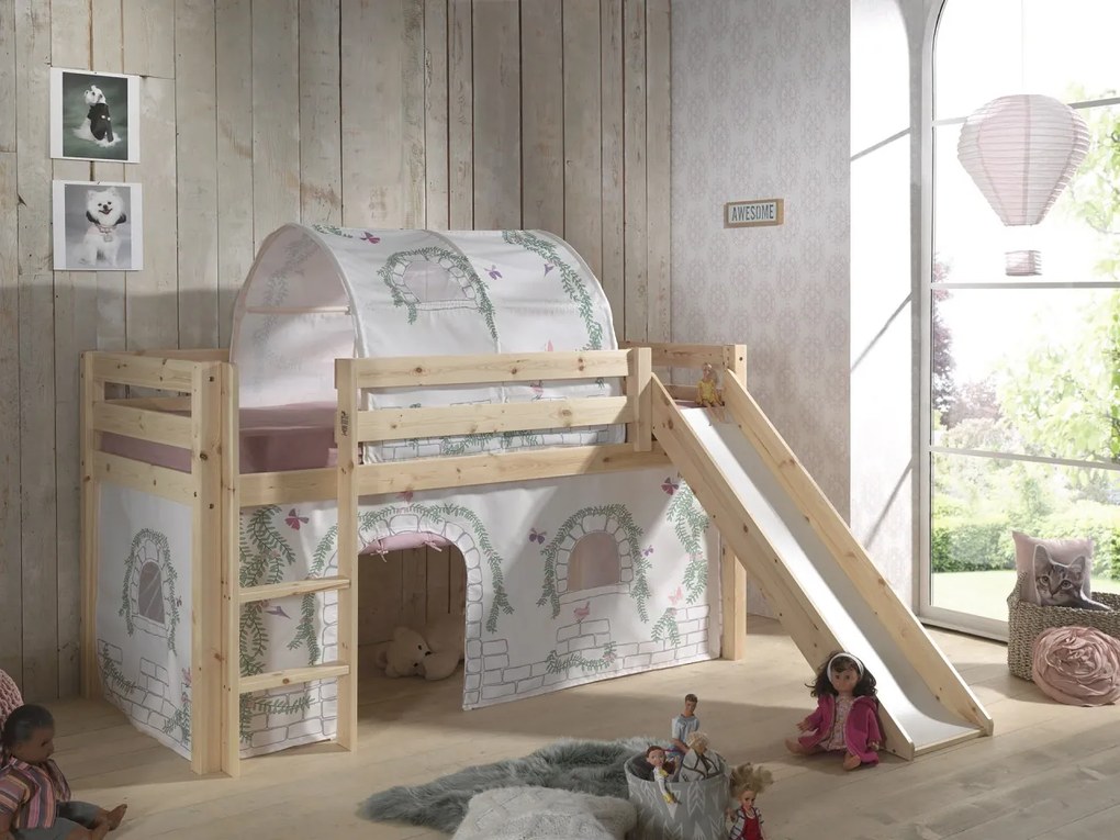 Tunel decorativ BIRDY pentru pat semi-supraetajat copii PINO/SCOTT