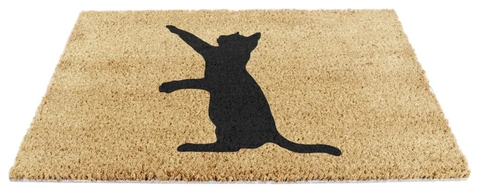 Covoraș de intrare din fibre de nucă de cocos 40x60 cm Cat – Artsy Doormats