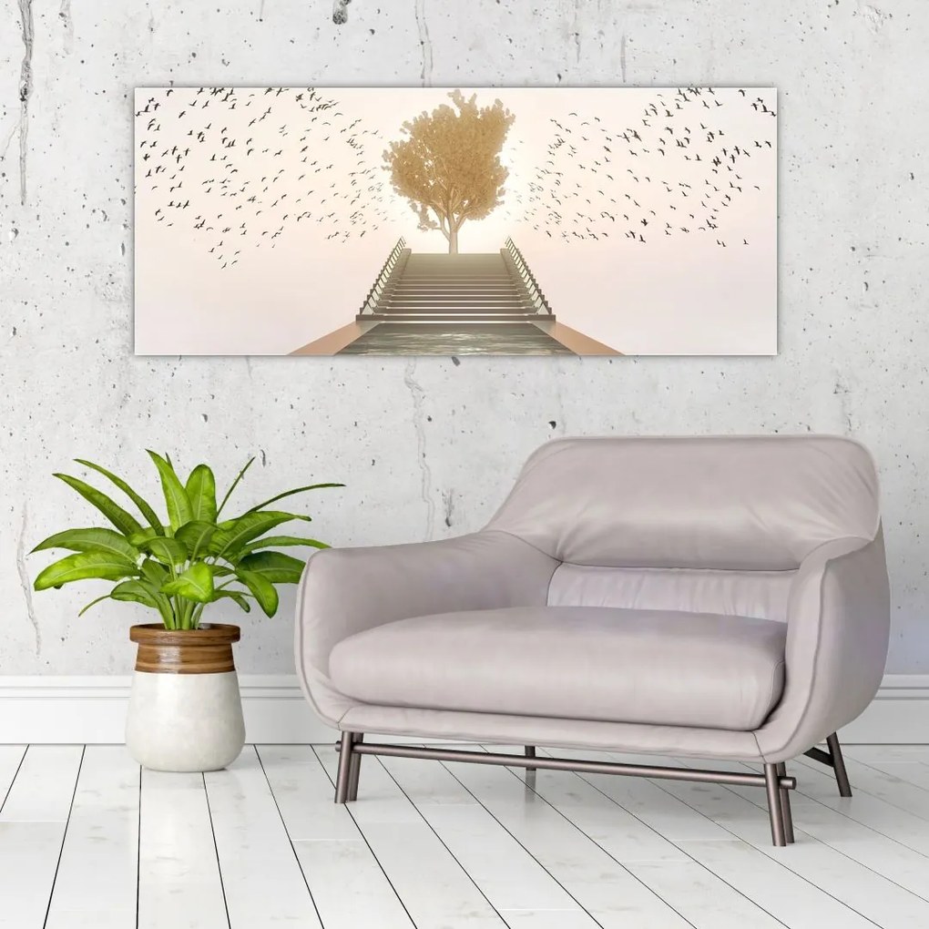 Tablou - Pod spre necunoscut (120x50 cm)