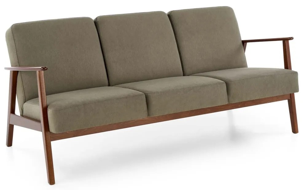 Canapea Milano 3S olive Castel 39/nuc inchis