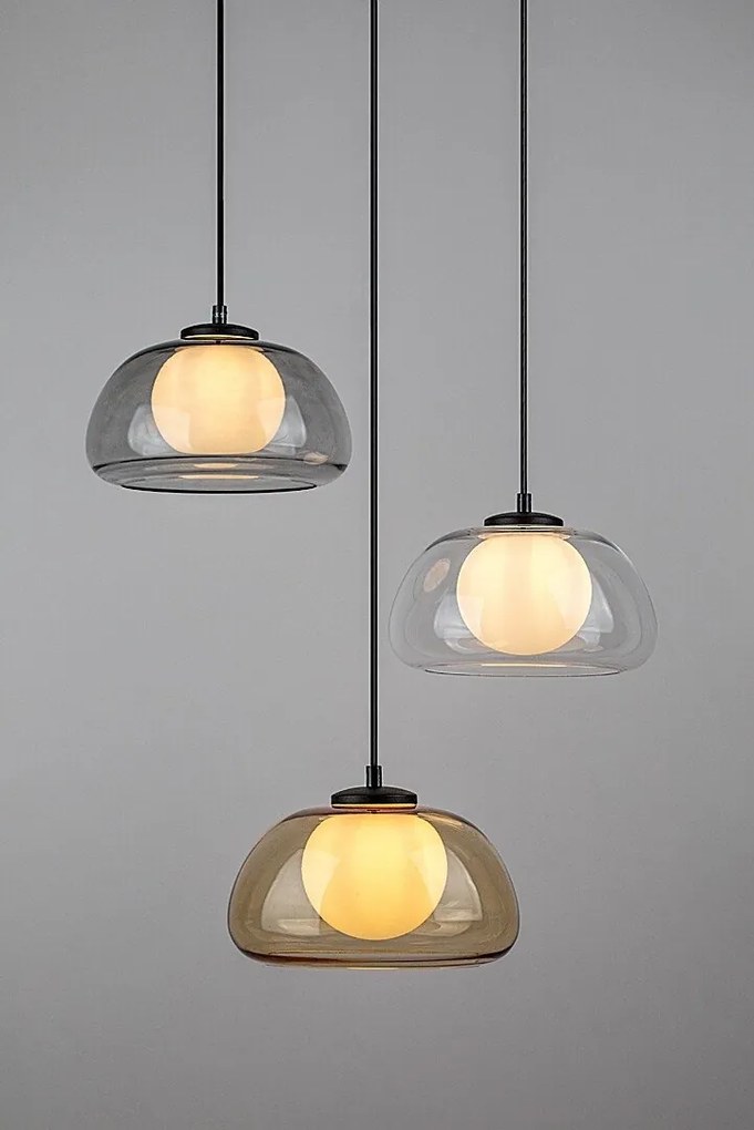 Lustra suspendata sticla multicolor Elowen 3L