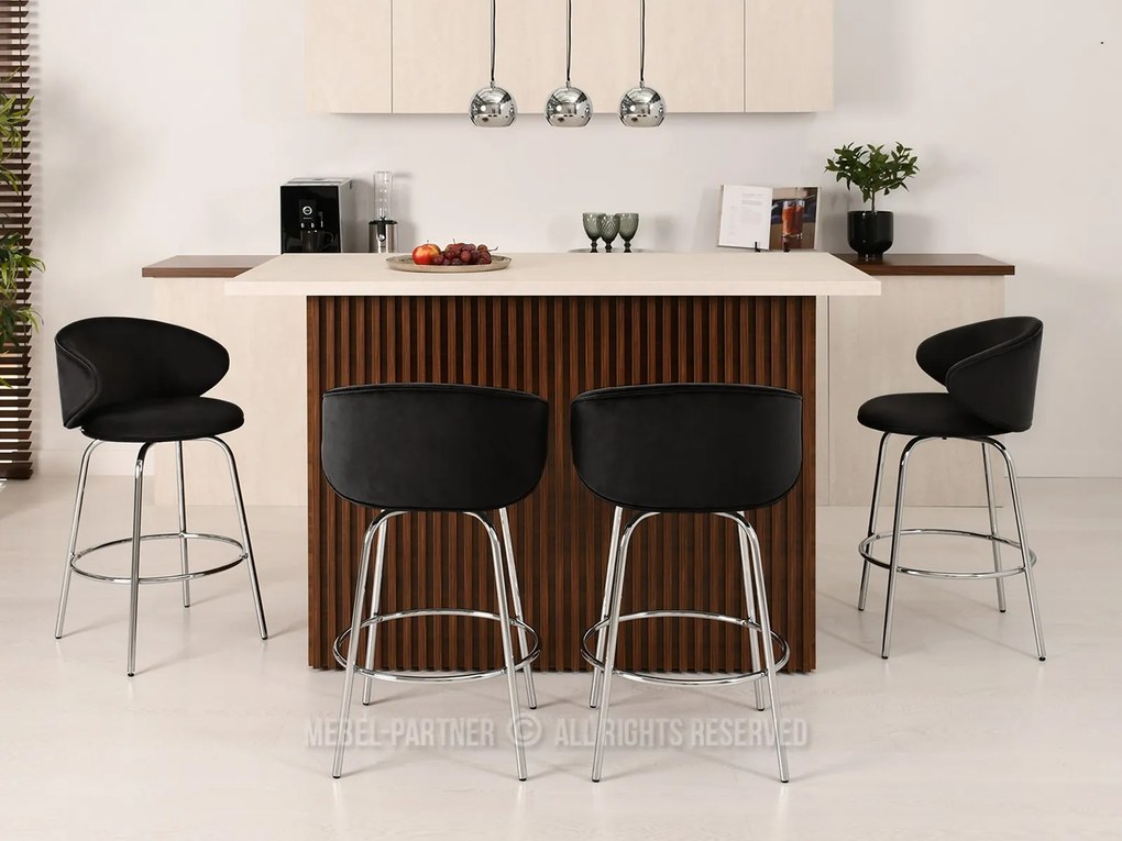 Scaun Jared (negru + auriu). Promo -24%. 1110706