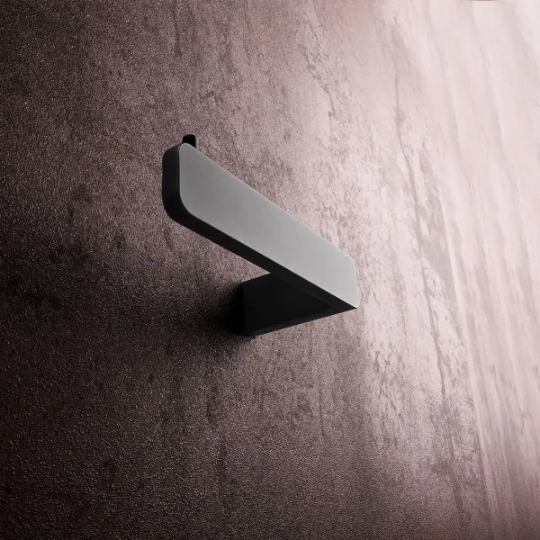 Perie de toaletă de perete și suport de hârtie igienică NIMCO MAC set-94KN-90 MAYA negru mat