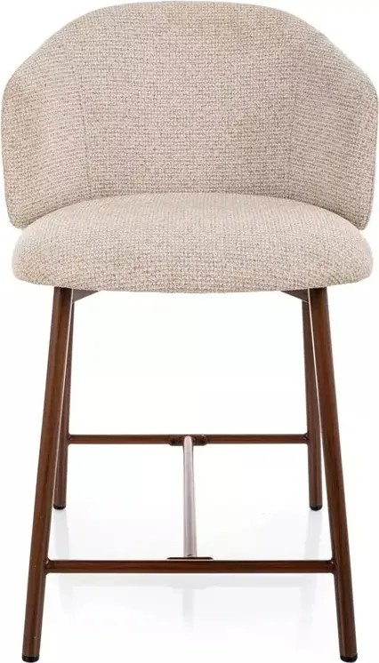 Scaun de bar Osaka H-2 bej deschis 255 / nuc