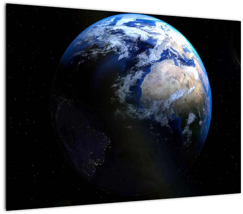 Tablou cu Luna și Pământul (70x50 cm), în 40 de alte dimensiuni noi
