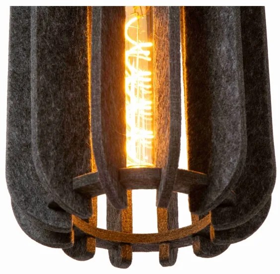 Lustră pe cablu Lucide 45492/01/36 RAFAL 1xE27/40W/230V negru/gri