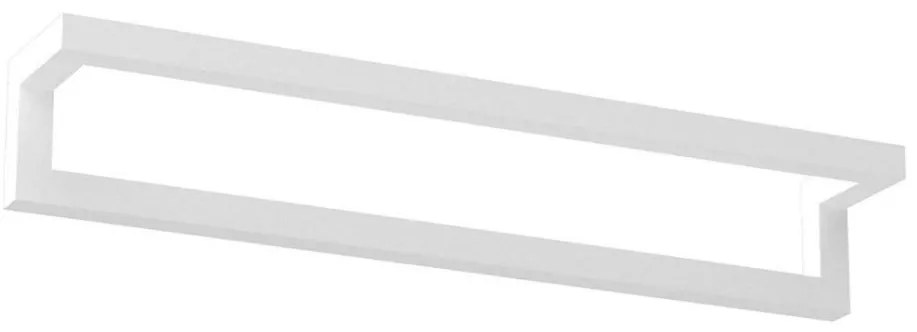 Suport de perete pentru prosoape 7x40 cm alb