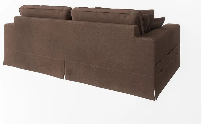 Canapea maro închis 236 cm Nora – Ropez