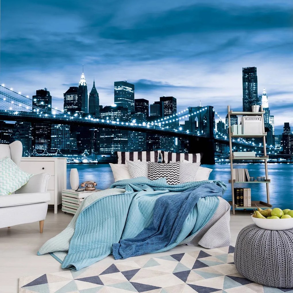 Fototapet - New York Brooklyn Bridge City (152,5x104 cm)