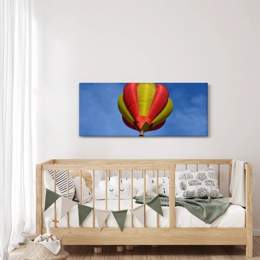 Tablou cu balon zburând (120x50 cm)