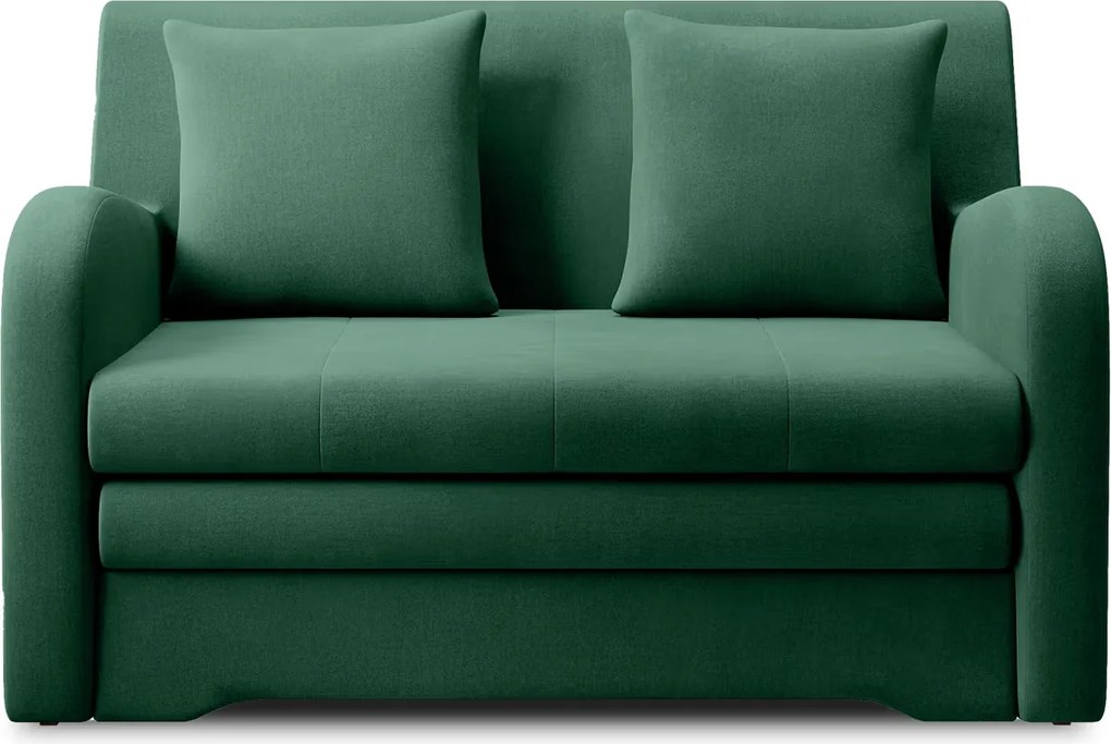 Canapea extensibila cu 2 locuri ARIO NUBE, verde inchis