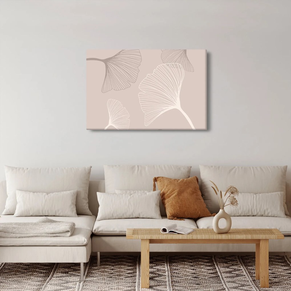 Tablou - Frunze bej N⁰6 (90x60 cm)