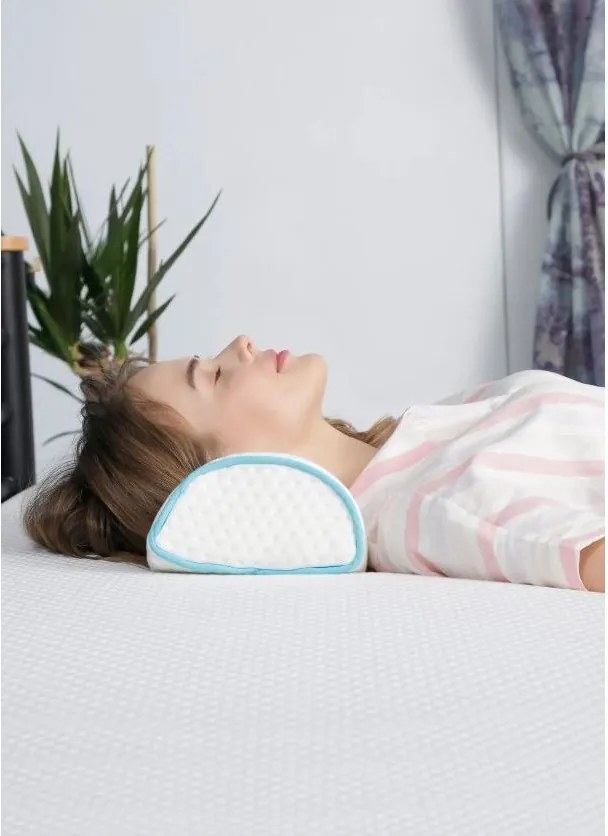 Pernă ergonomică cu umplutură de spumă cu memorie 18x42 cm – Mila Home