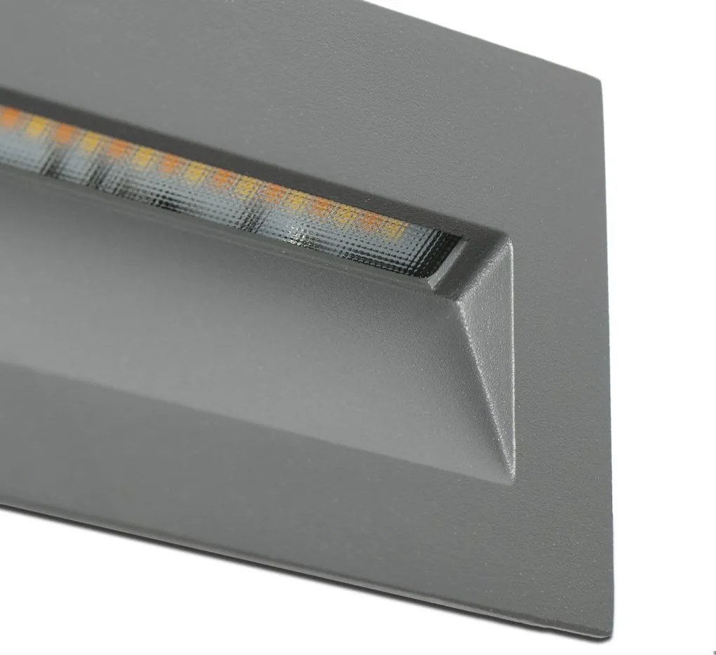 Spot LED incastrabil iluminat ambiental IP65 MANI gri