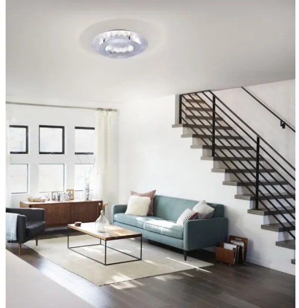 Plafonieră LED NEVIS LED/18W/230V argintie Paul Neuhaus 9620-21