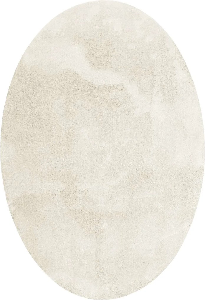vidaXL Covoare de zonă Oval HUARTE Crem 160 x 230 cm 100% Polyester