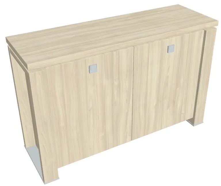 Dulap mic Verno+ S 140 x 46 x 90 cm, salcâm / vanilie