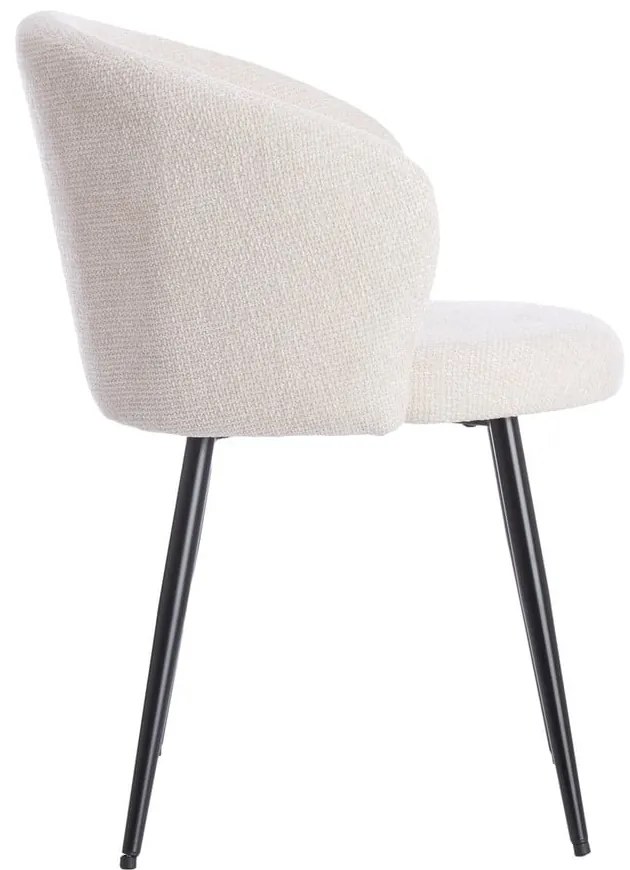 Set de scaune de sufragerie crem 2 buc. din metal Radaja – Light & Living
