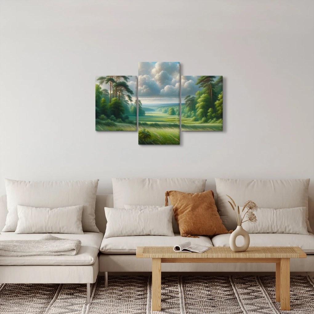 Tablou - Peisaj verde (90x60 cm)