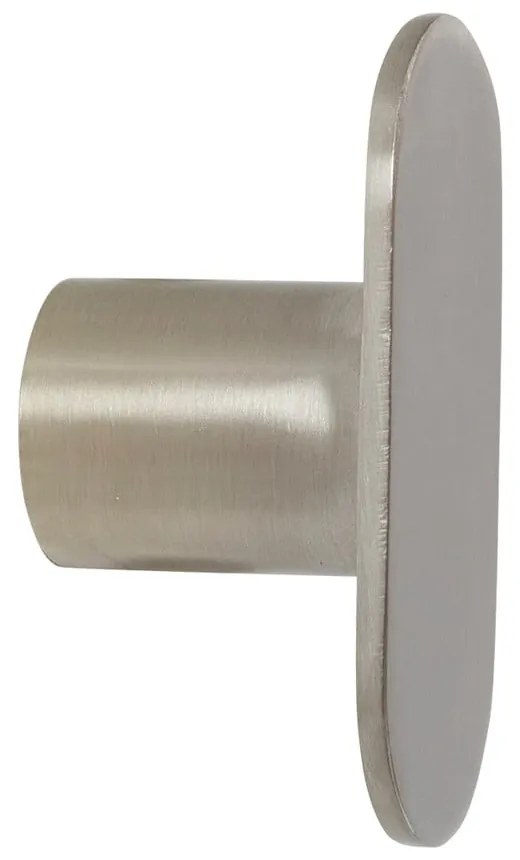 Cârlig argintiu de montat pe perete din metal Piccolo – Hübsch