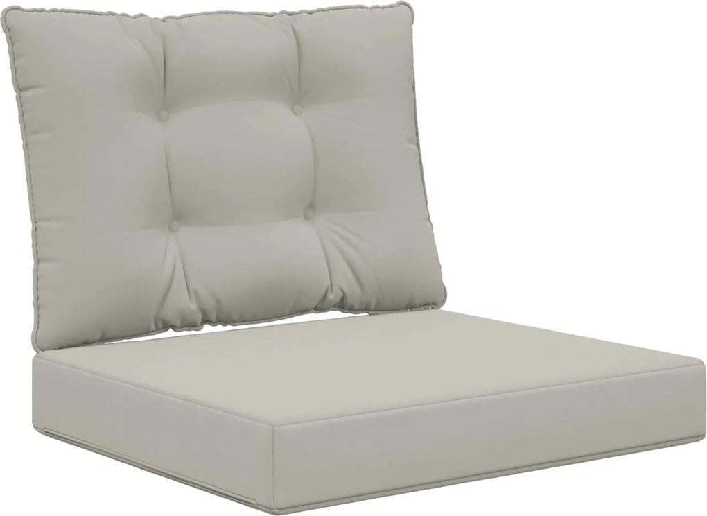 vidaXL Perna pentru canapea de exterior 2 pcs Gri Poliester