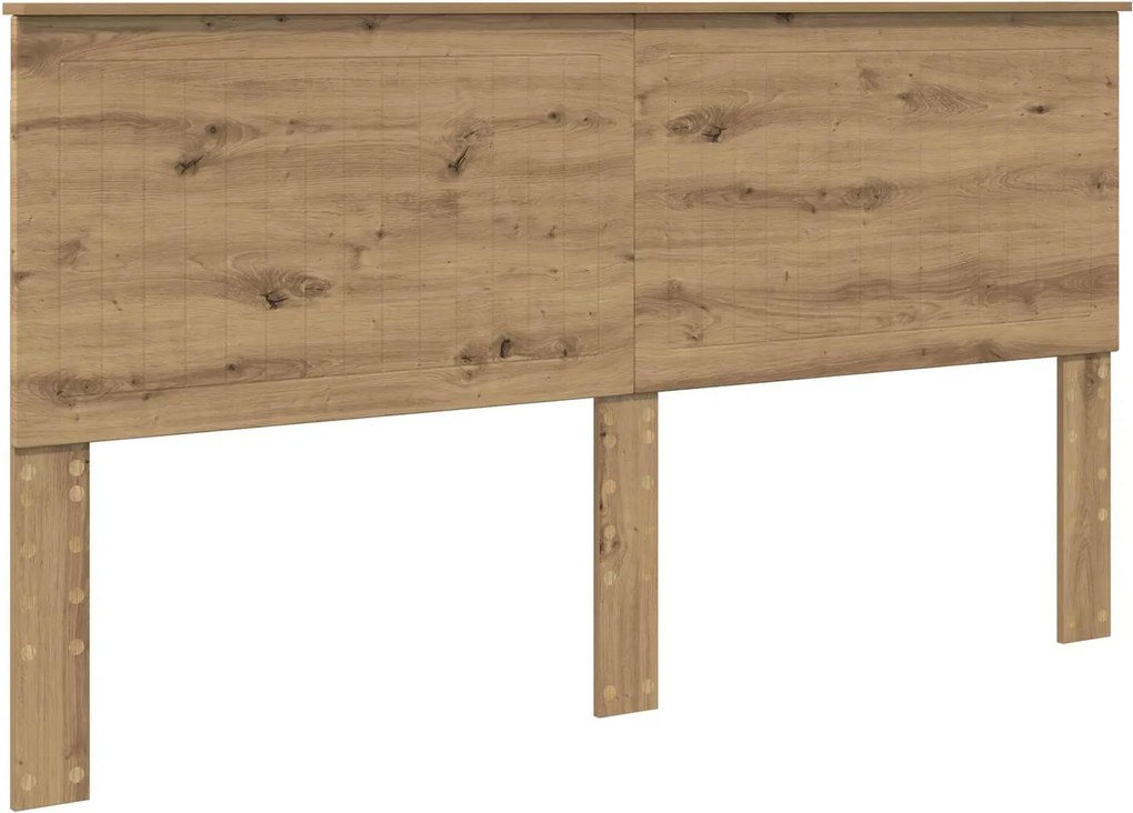 vidaXL Tăblie cap cu headboard Stejar Artizanal 180 cm Lemn compozit