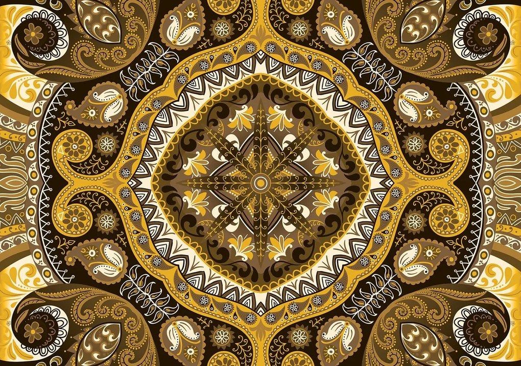 Fototapet - Mozaic galben (254x184 cm), în 8 de alte dimensiuni noi