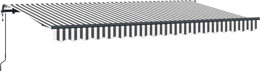 vidaXL Cortina Retractabilă Antracit 400 x 200 cm țesătură