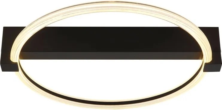 Plafoniera LED metal negru FLETCHER