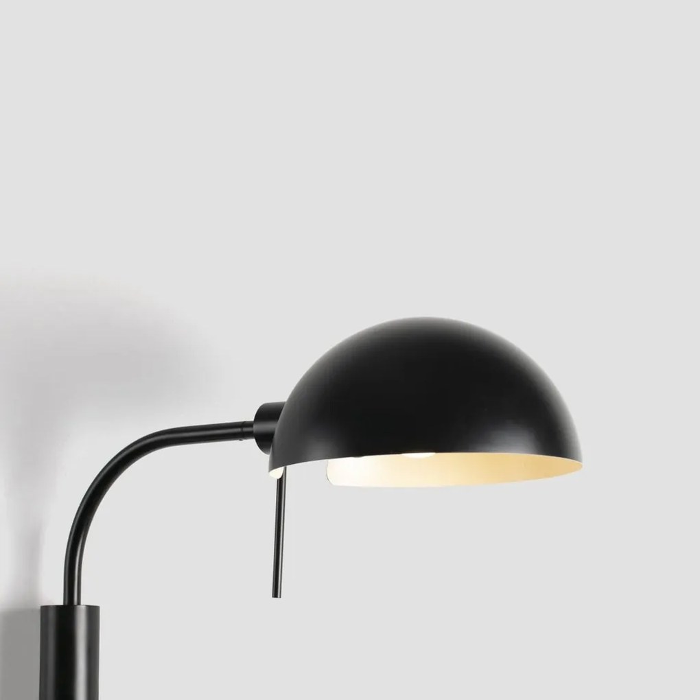 Aplica de perete metal ajustabila DOMINICA negru
