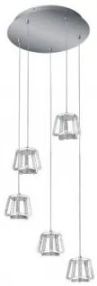 Suspensie moderna LED 5X4.5W QUIRL 370810506 Trio