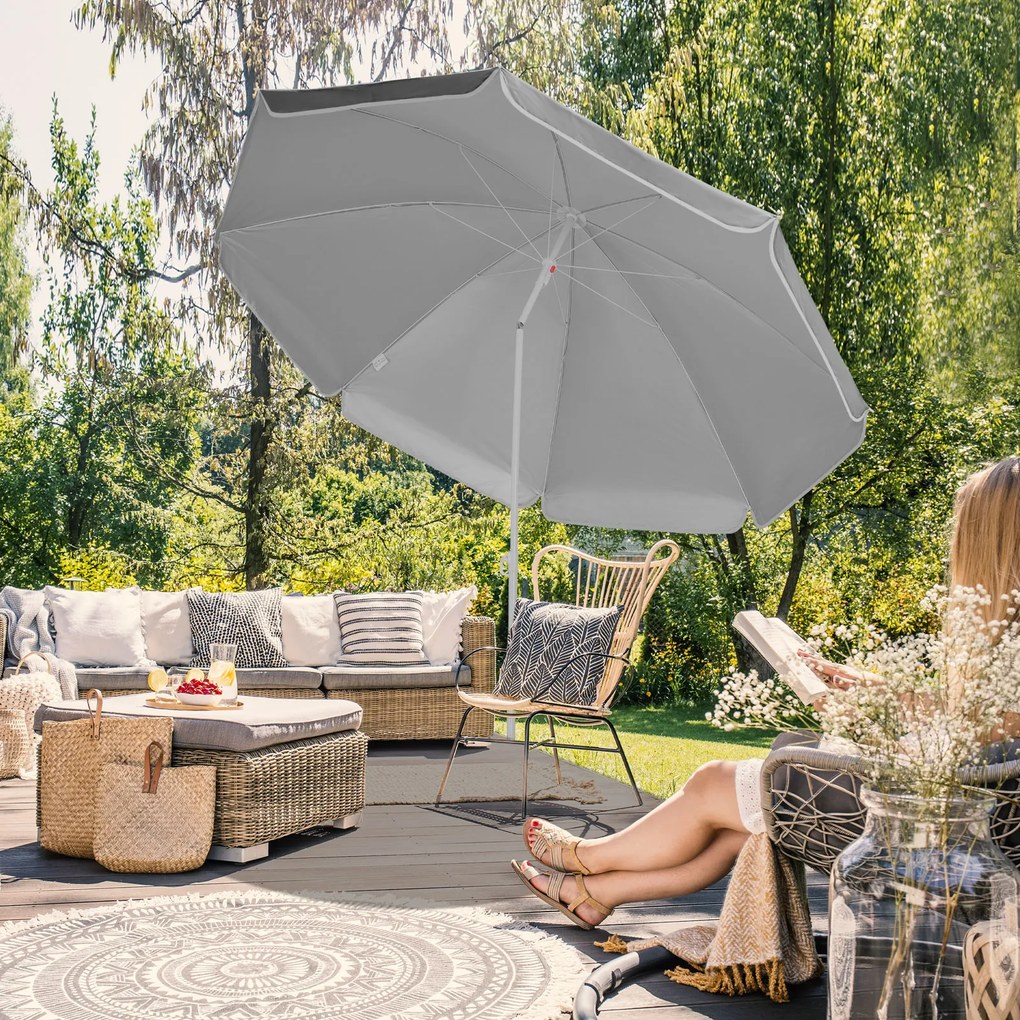 Deuba Floarea soarelui de gradina Kipr 180 cm - antracit
