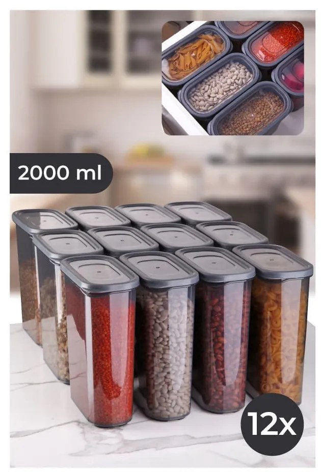 Recipiente 12 buc. pentru alimente Fresco – Hermia