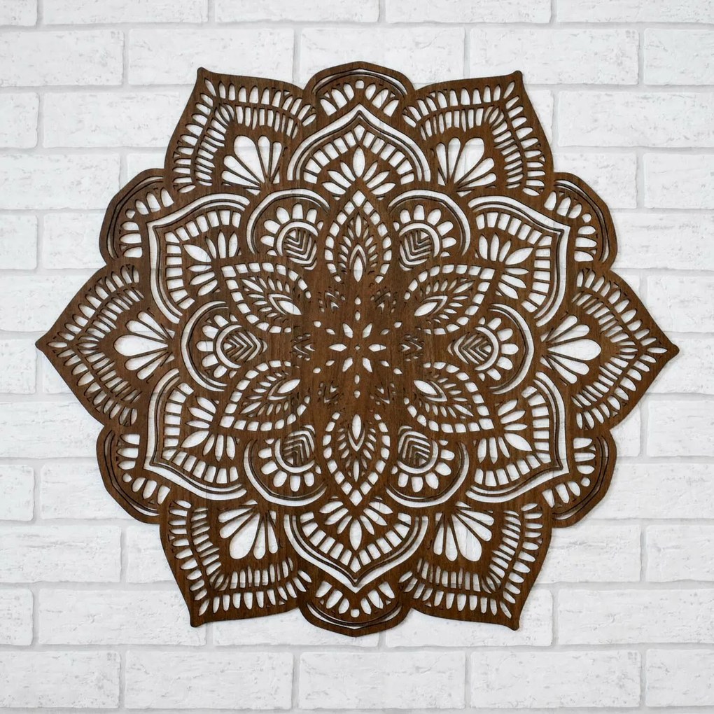 DUBLEZ | Mandala art din lemn - Tablou natura